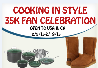 Cooking in style button