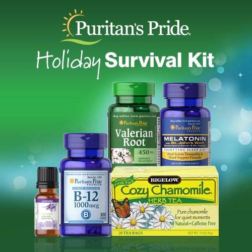 Puritan39;s Pride Holiday Survival Kit Giveaway ends 10/25/13  It39;s 