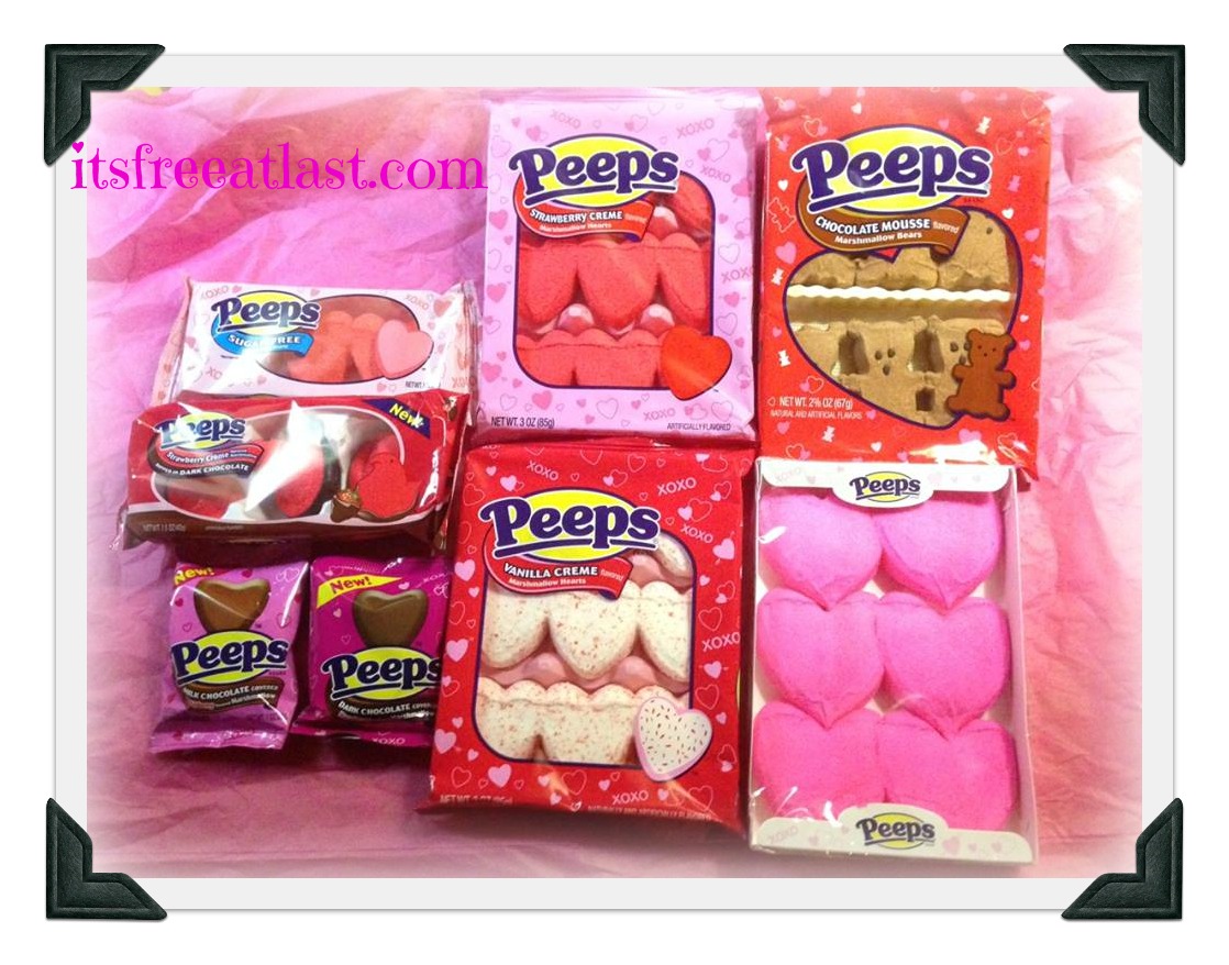 PEEPS® Marshmallow Valentine's Collection Review It's Free At Last