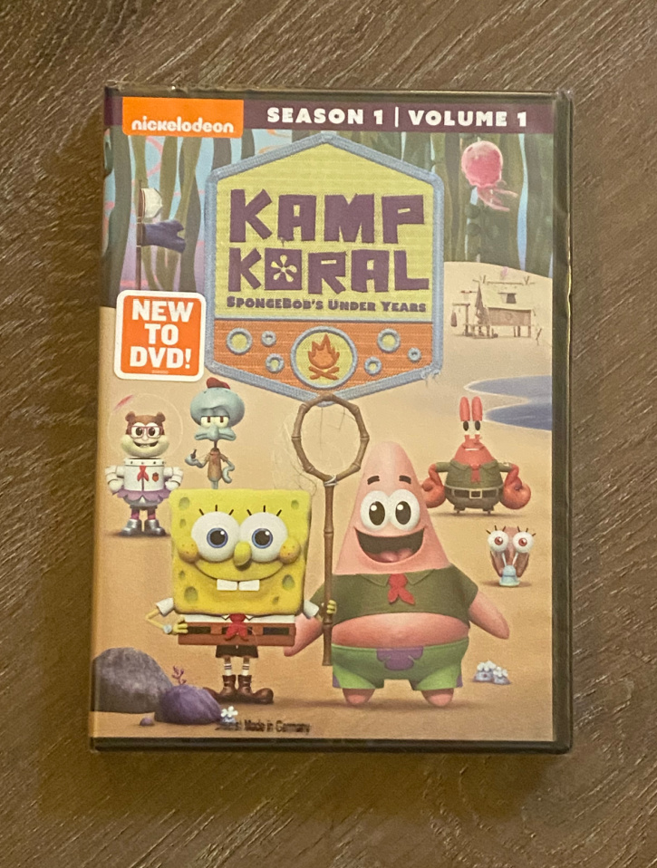 Kamp Koral Spongebob S Under Years On Dvd Enter To Win It S Free At Last