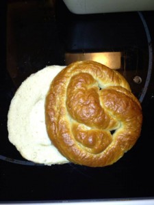 Pretzel bread