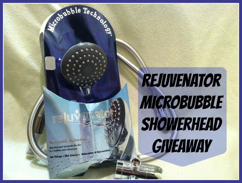 Rejuvenator Microbubble Showerhead giveaway