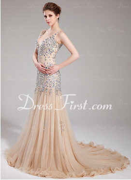 Champagne Prom DressFirst