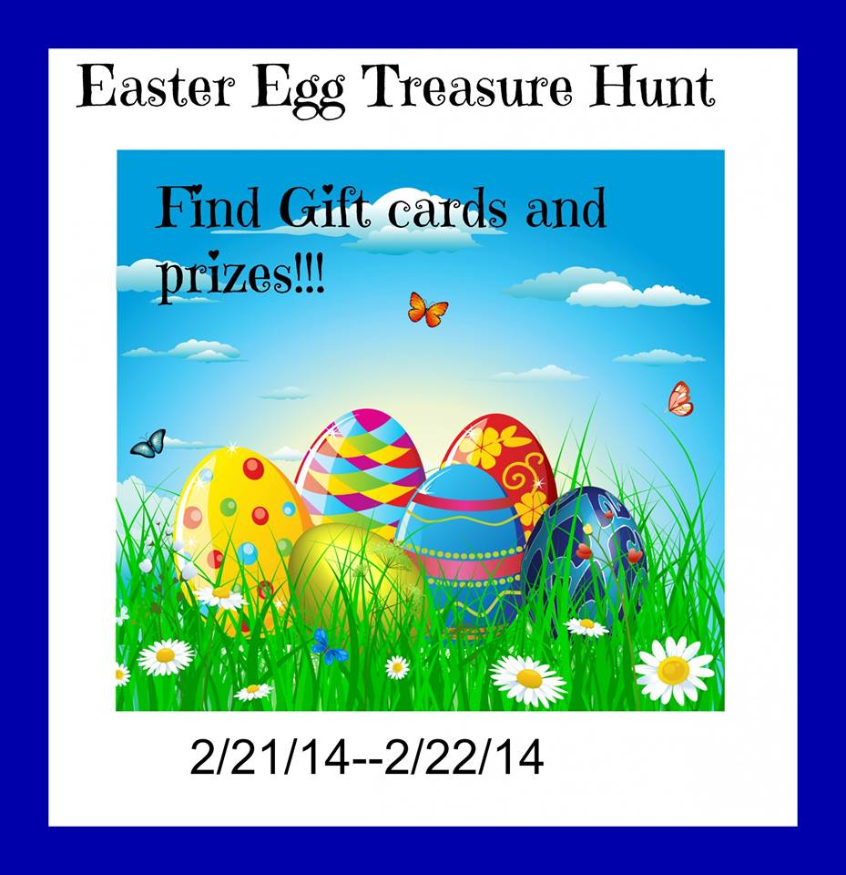 Easter Egg Treasure Hunt Button