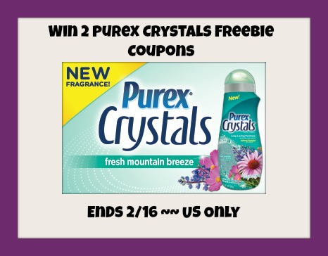 Purex Crystals Giveaway Button