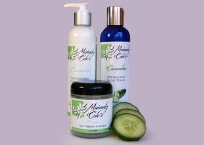 Mainely Cole's Organic Cucumber Facial Trio