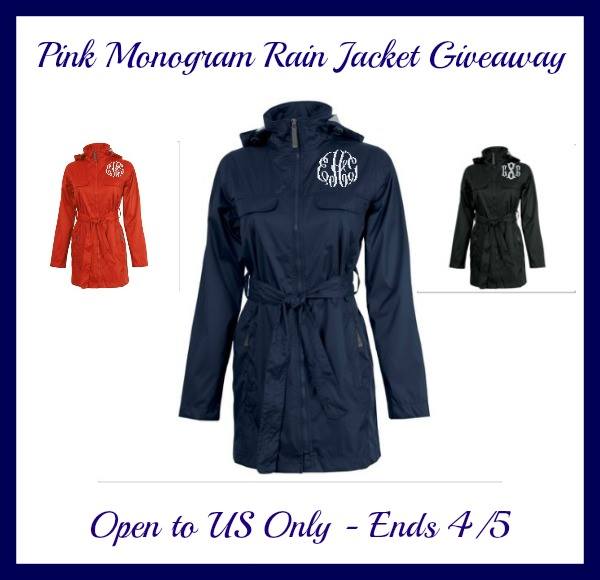 Monogram Raincoat Giveaway