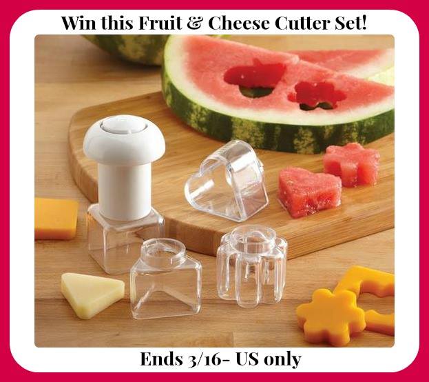 Pampered Chef Cheese and Fruit Cutter Giveaway