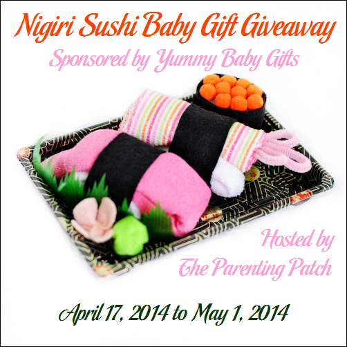 2014-04-17 Nigiri Sushi Baby Gift Giveaway