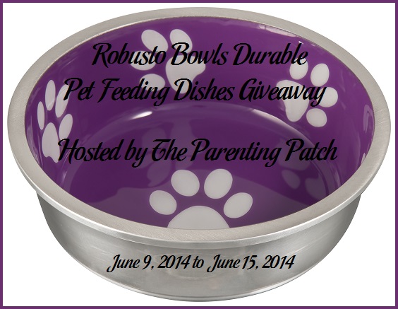 2014-06-09 Robusto Bowls Durable Pet Feeding Dishes Giveaway