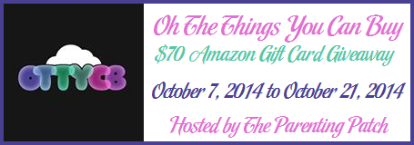 2014-10-07 Oh The Things You Can Buy $70 Amazon Gift Card Giveaway