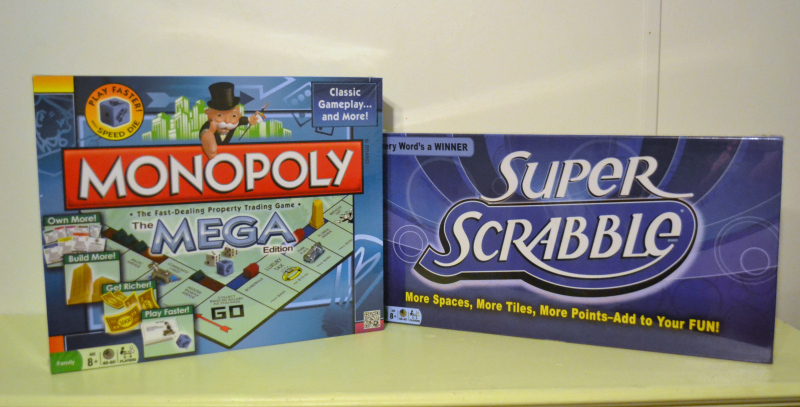 Mega Monopoly and Super Scrabble