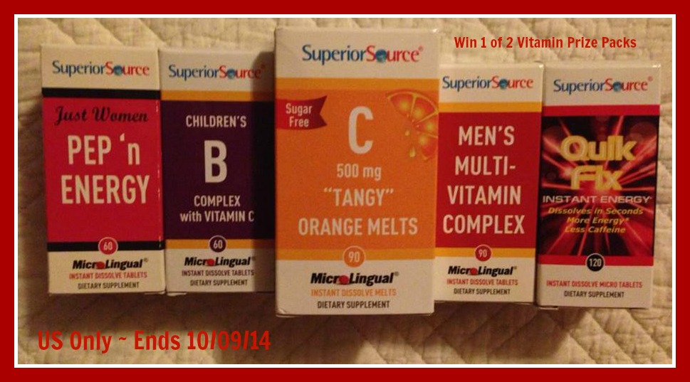 Superior Source Vitamins Prize Pack