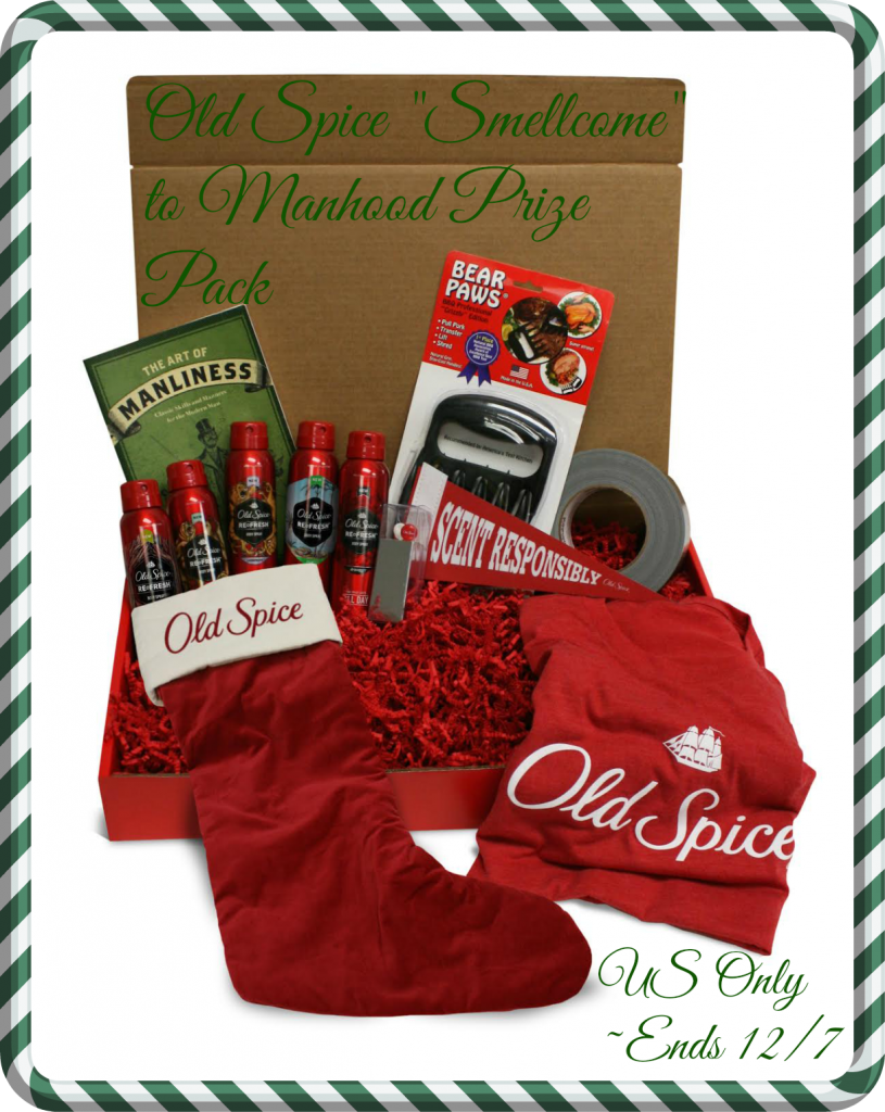 Old Spice Holiday Smellcome to Manhood Kit