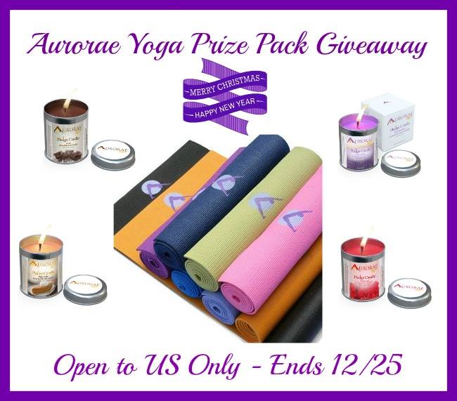 Aurorae Northern Lights Yoga Mat & Scented Candles Giveaway