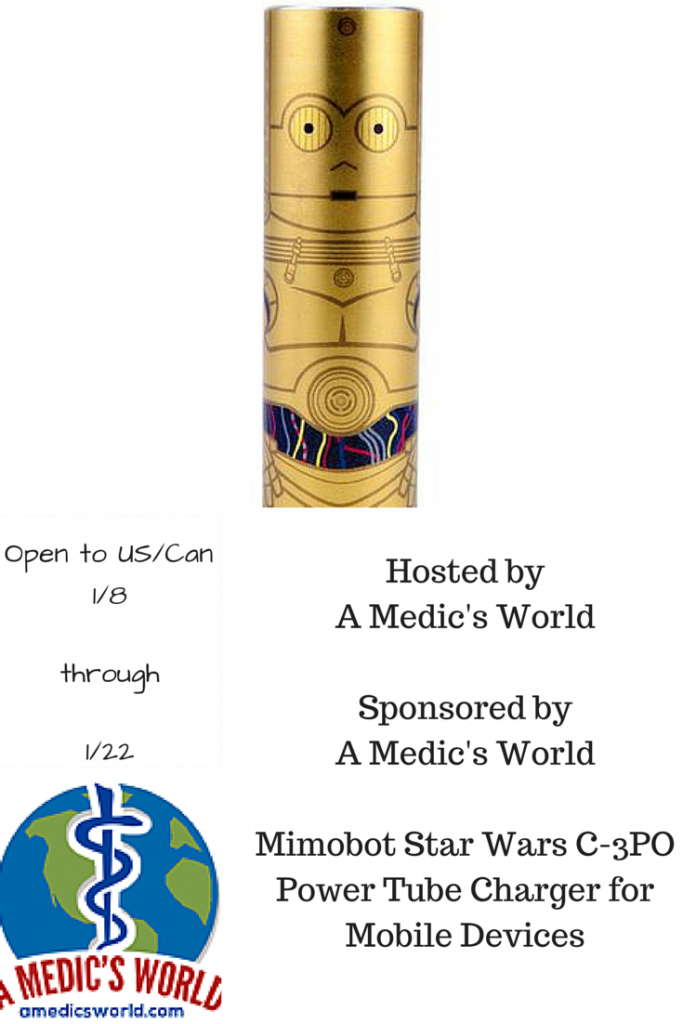 C-3PO Star Wars Power Tube Giveaway