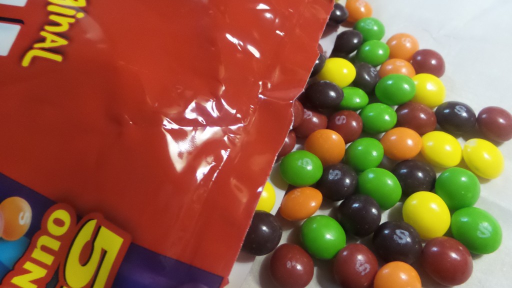 Skittles in the bag