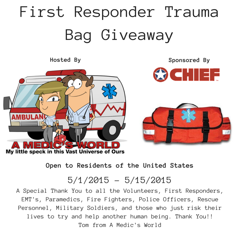 First Responder Trauma Bag Giveaway