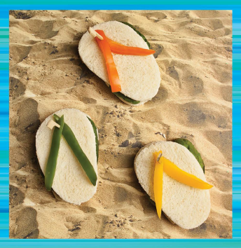 Flip Flop Sandwiches