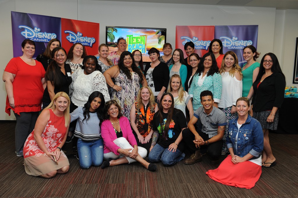 TEEN BEACH 2 - "Teen Beach 2" stars Chrissie Fit and Jordan Fisher participate in a Mom blogger event to celebrate the movie's June 26, 2015 premiere. (Disney Channel/Valerie Macon) CHRISSIE FIT, JORDAN FISHER, MOM BLOGGERS