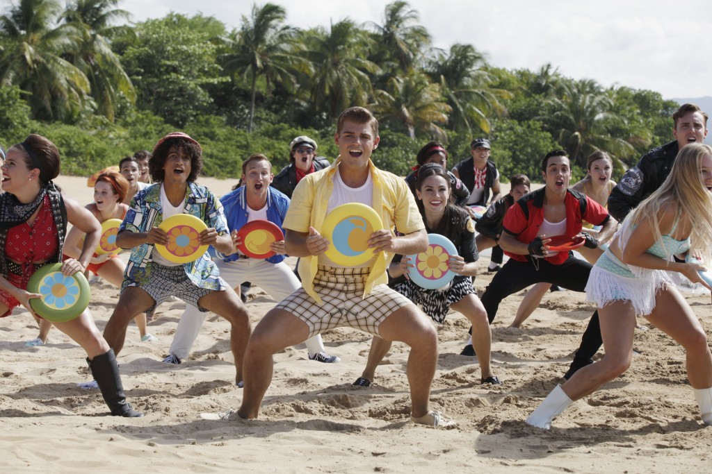 TEEN BEACH 2 - Day 1. (Disney Channel/Francisco Roman).JORDAN FISHER, KENT BOYD, GARRETT CLAYTON, WILL LOFTIS, MOLLEE GRAY