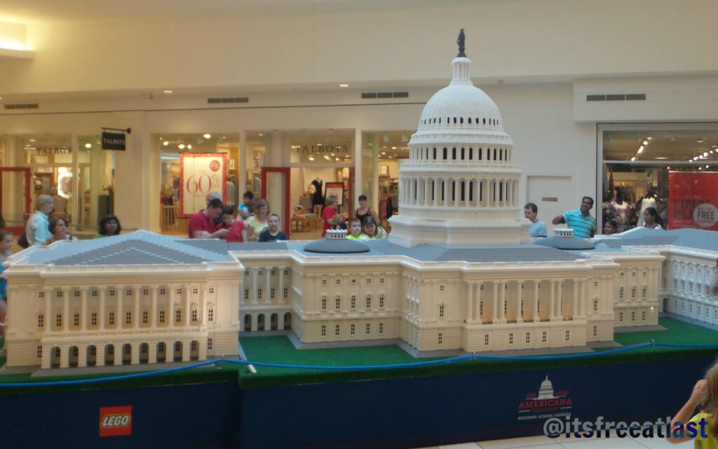 Capitol Building Lego Americana Roadshow