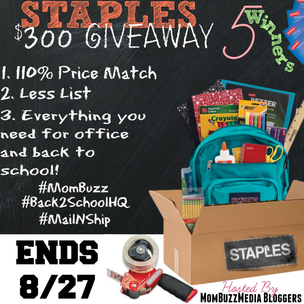 Staples Giveaway