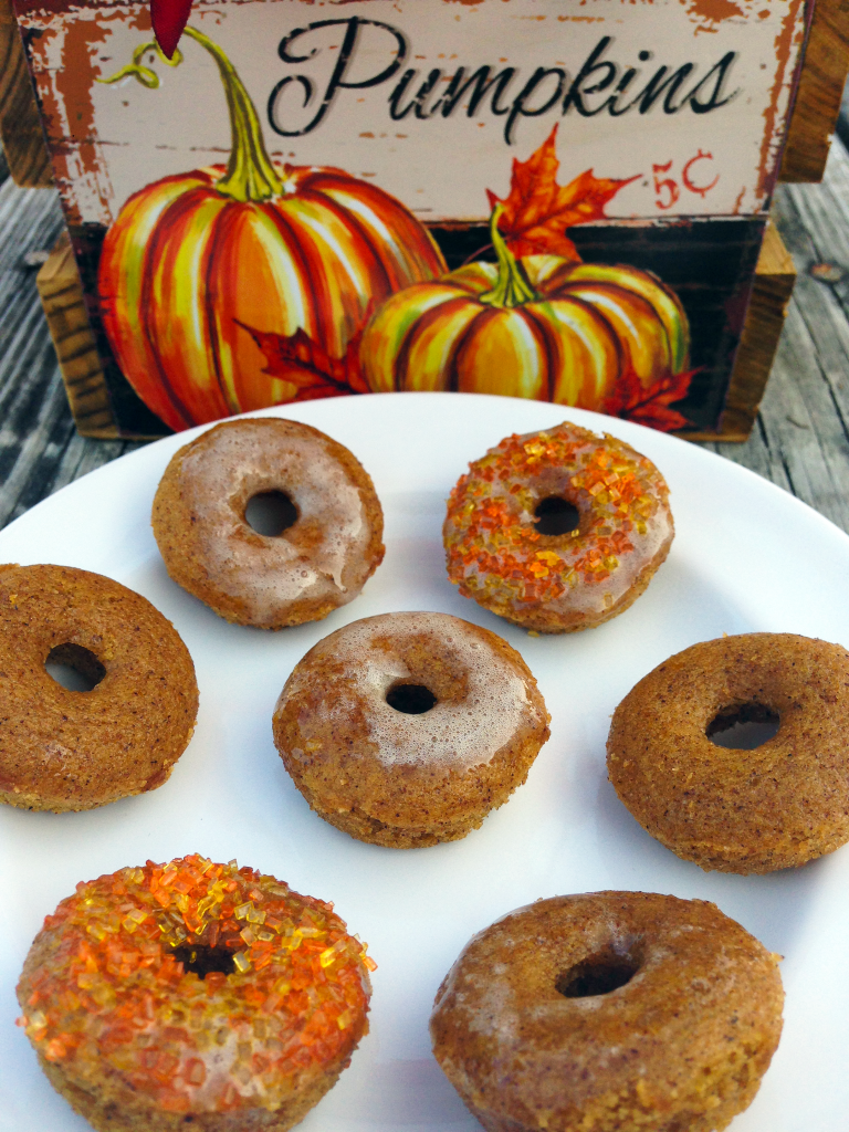 Pumpkin Spice Mini Donuts with PS Glaze #3