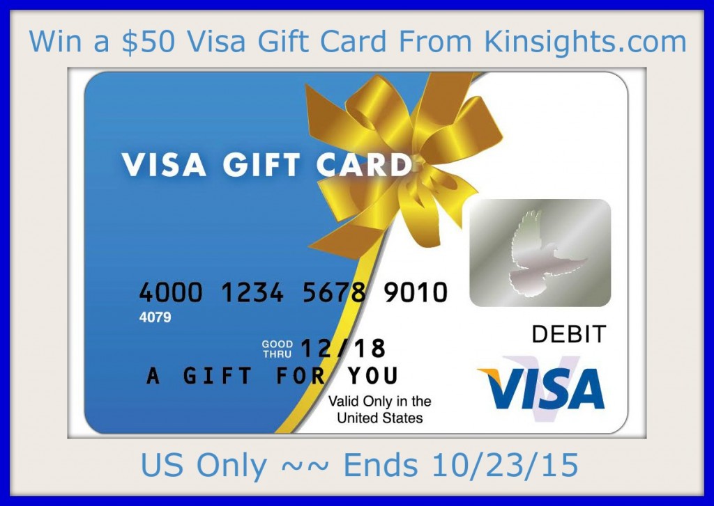 Kinsights Visa Gift Card Giveaway
