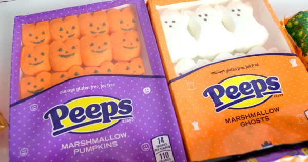 Peeps Marshmallow Pumpkins and Ghosts