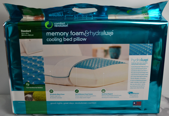 Holiday Gift Guide: Comfort Revolution Cooling Gel Pillow #giftguide