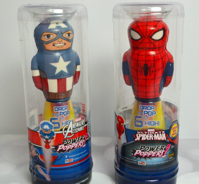 Captain America & Spiderman Power Poppers #FAMChristmas