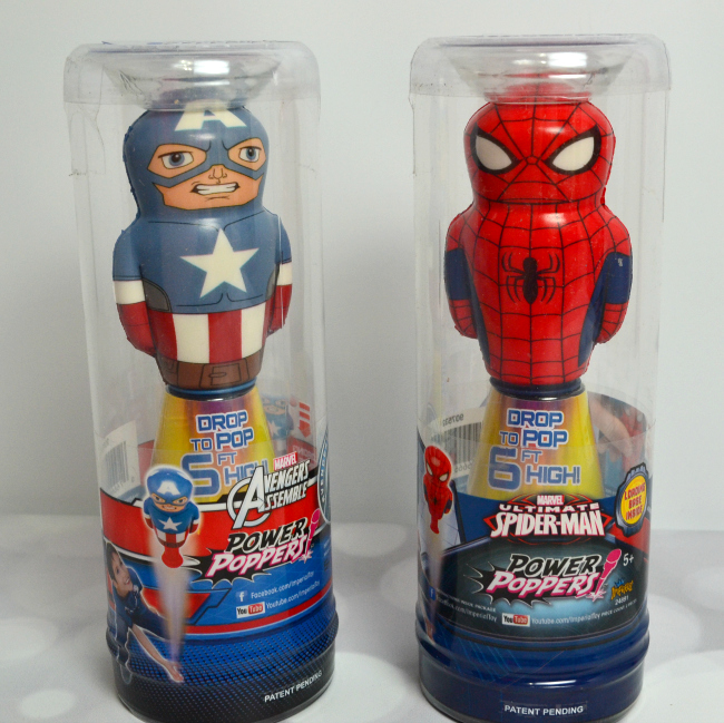 Captain America & Spiderman Power Poppers #FAMChristmas