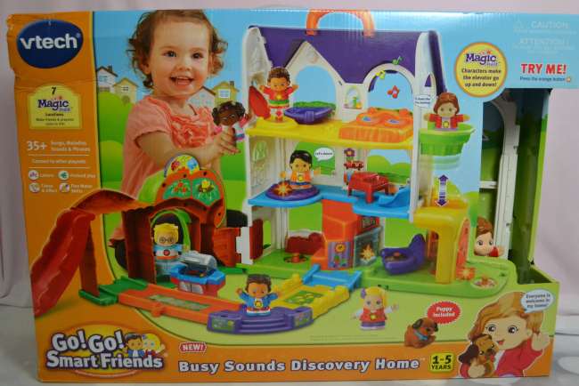 Vtech Go! Go! Smart Friends Busy Sounds Discovery Home Review #FAMChristmas