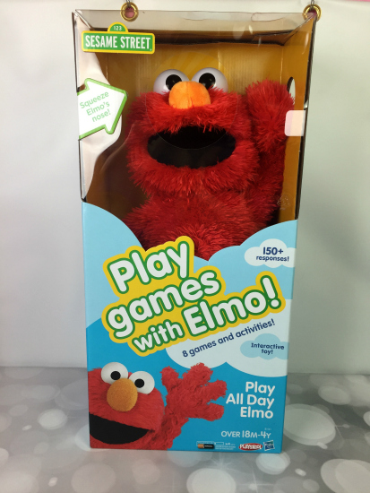 Hasbro's PieFace! and Play All Day Elmo #FAMChristmas