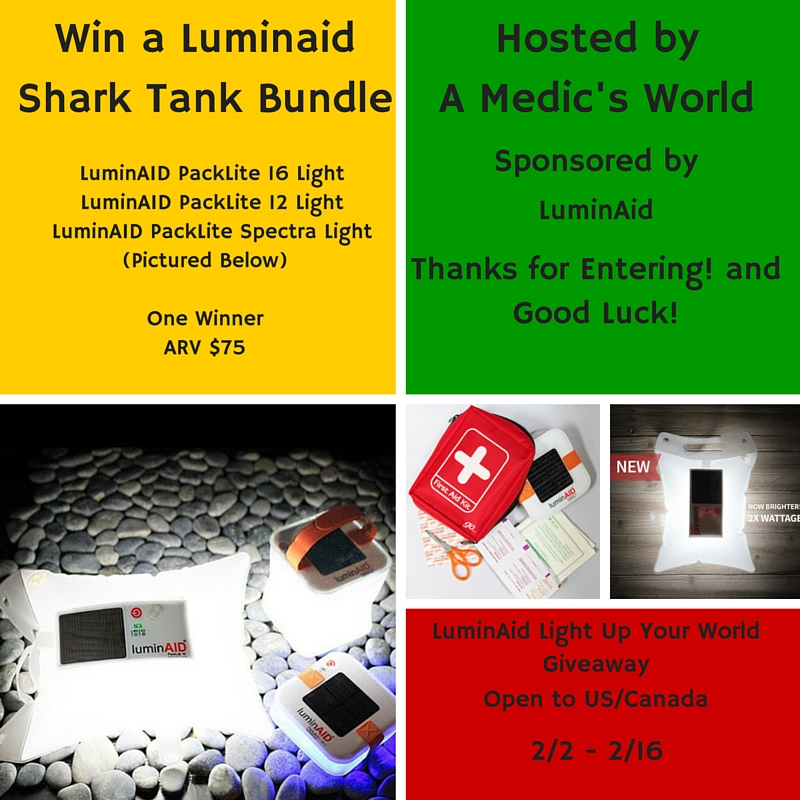 LuminAid Light Up Your World Giveaway