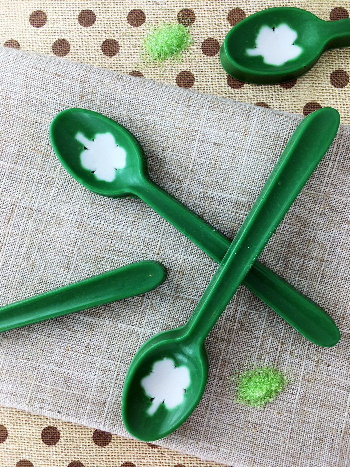 St. Patrick's Day Candy Spoons