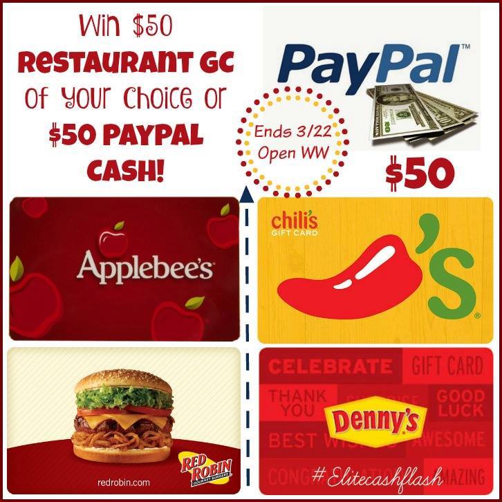Gift Card Giveaway March