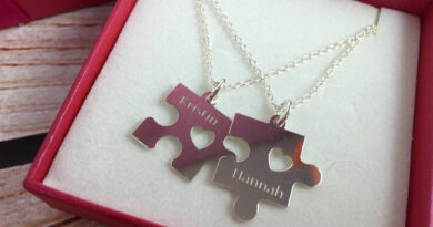 Mother & Daughter Puzzle Piece Necklaces