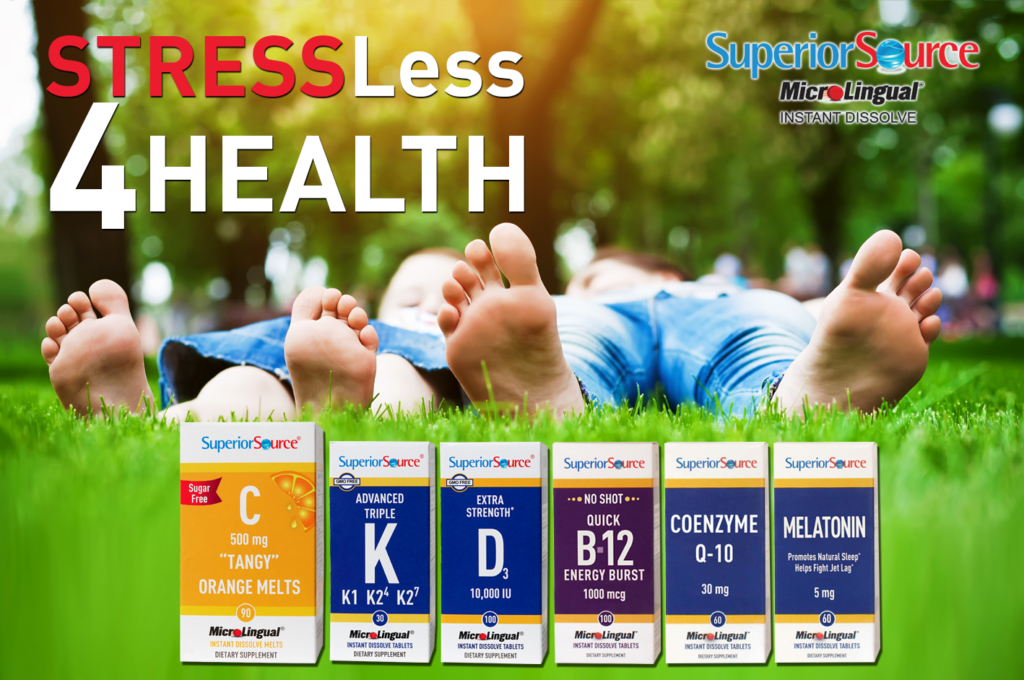 April Stress Less For Health Superior Source