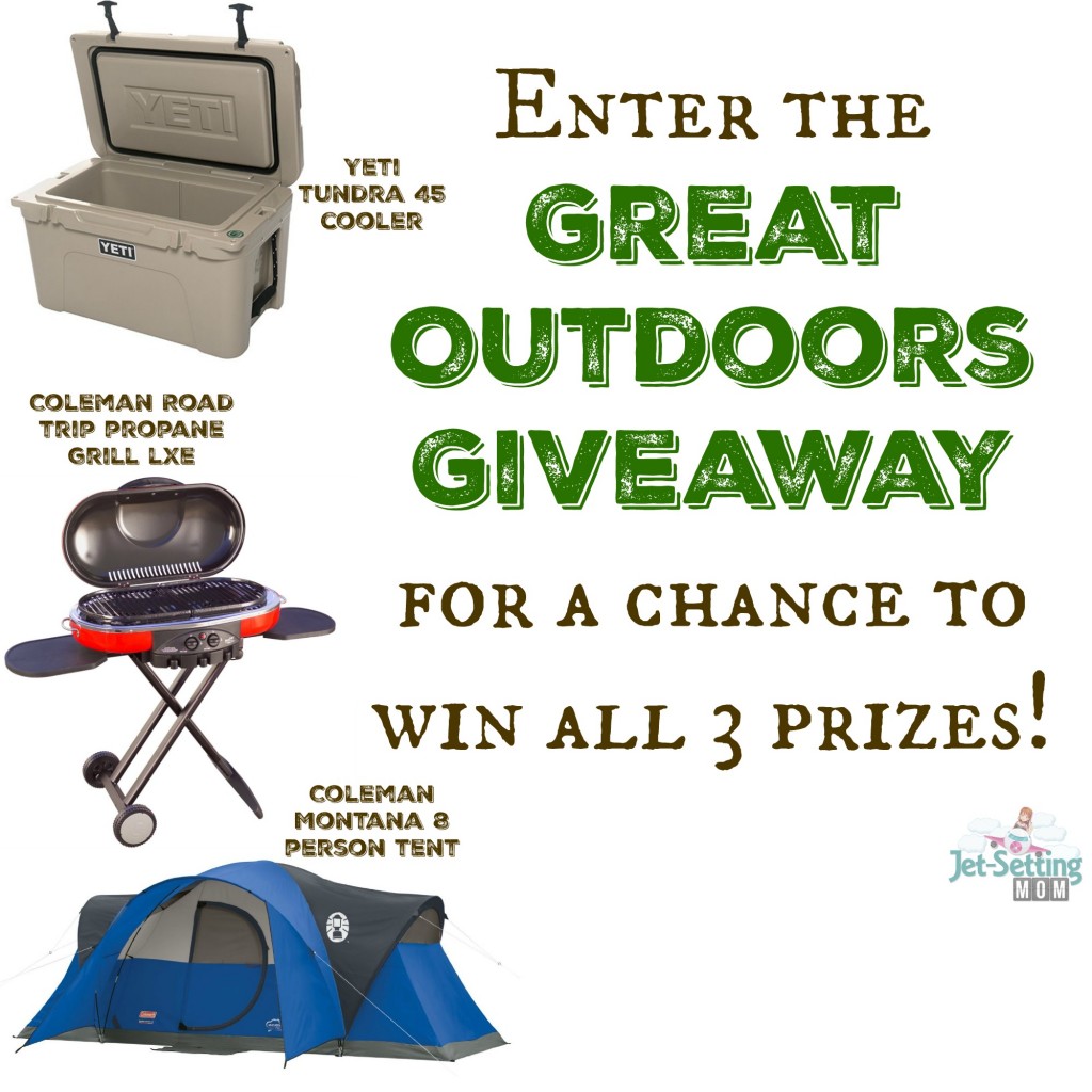 Enter-the-great-outdoors-giveaway-for-a-chance-to-win-a-yeti-cooler.-coleman-grill-and-tent