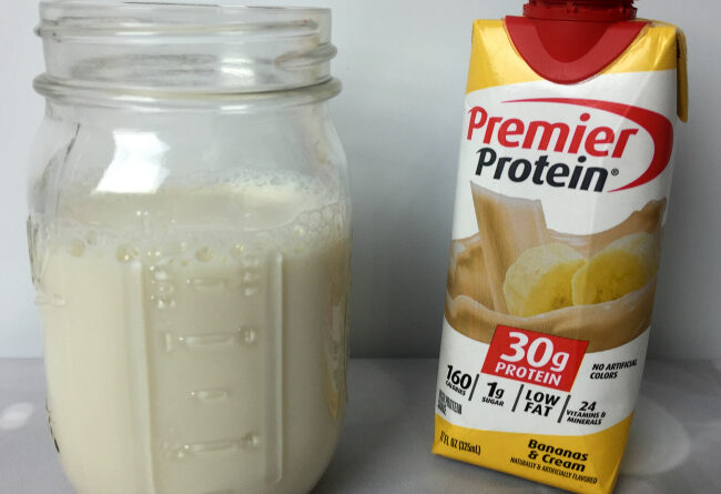 Premier Protein Bananas and Cream Shake