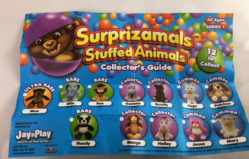 Surprizamals Stuffed Animals Collectors Guide