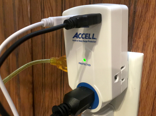 Accell Home or Away Surge Protector