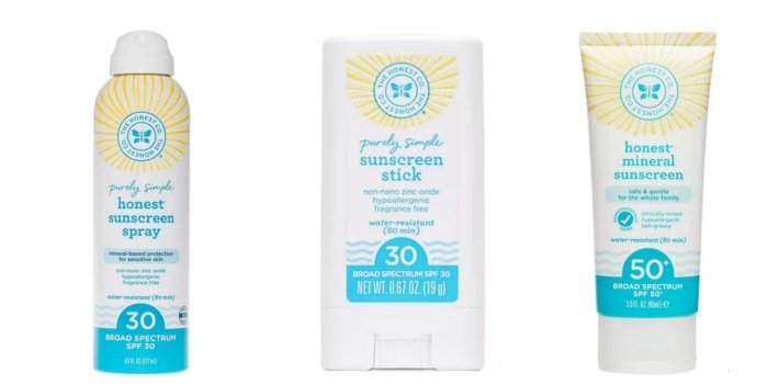 The Honest Co. Sunscreen Line