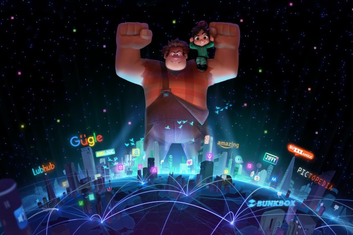 WRECKING THE INTERNET — Wreck-It Ralph is heading back to the big screen—this time he's wrecking the internet. John C. Reilly returns as the voice of the bad-guy-turned-good, Ralph, and Sarah Silverman once again lends her voice to the girl with the game-winning glitch, Vanellope von Schweetz. Directed by Rich Moore and Phil Johnston, and produced by Clark Spencer, the untitled sequel hits theaters on March 9, 2018. ©2016 Disney. All Rights Reserved.