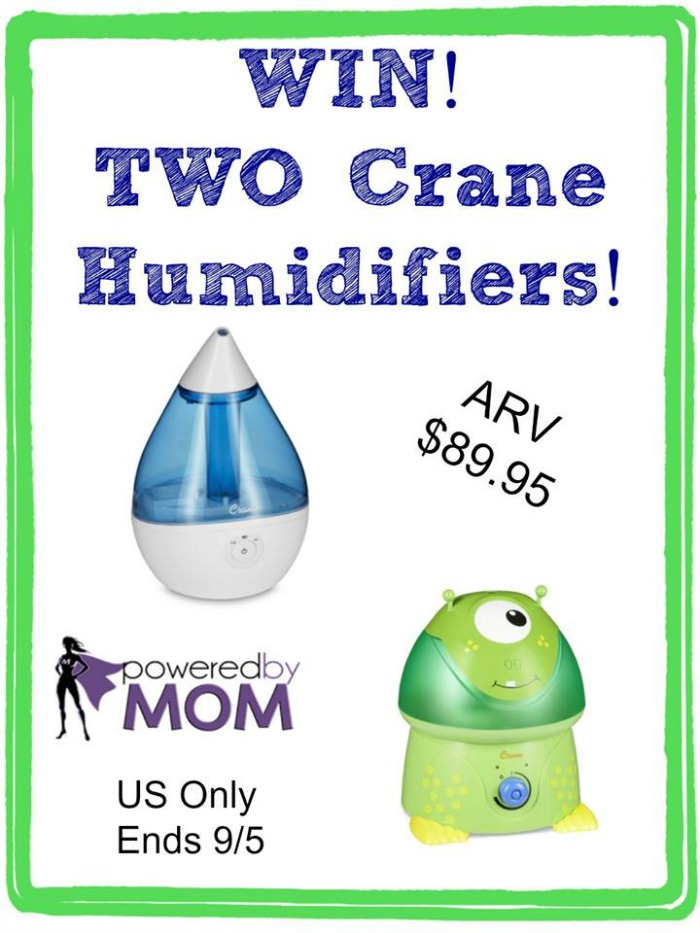 Crane Cool Mist Humidifier Giveaway!