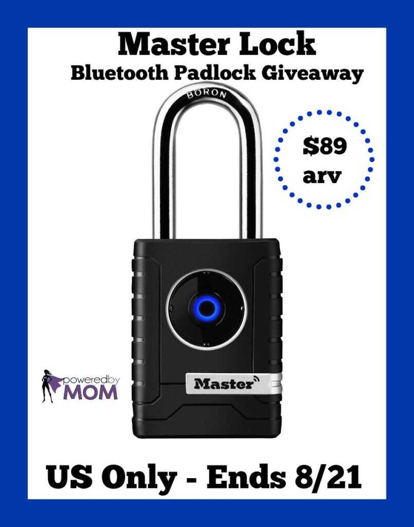 Master Lock 4401DLH Outdoor Bluetooth Padlock Giveaway