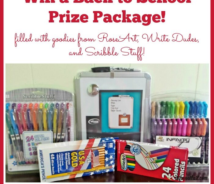 Back to School Prize Package Giveaway