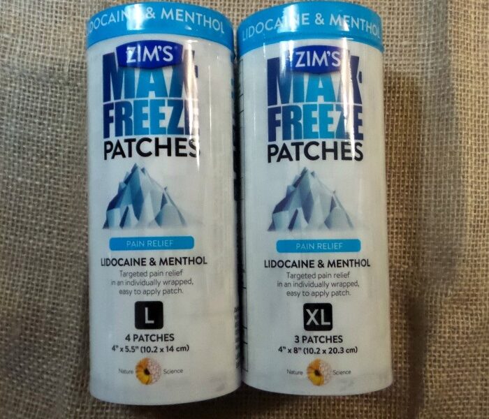 Zim's Max Freeze Patches for Targeted Pain Relief